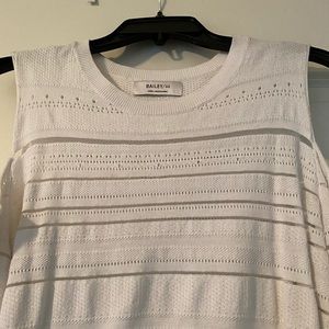 Bailey 44 Sweater with Cutout Shoulders